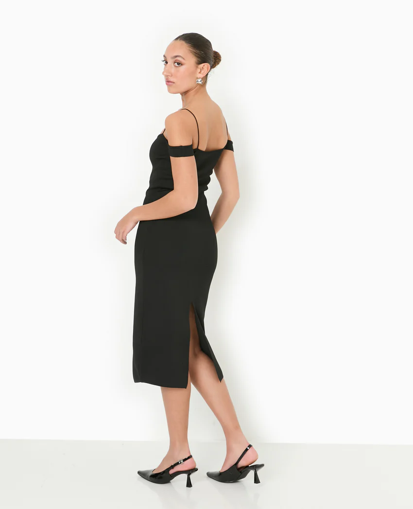 Pimkie Robe en maille encolure Bardot