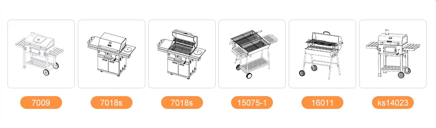 Charcoal Grill display