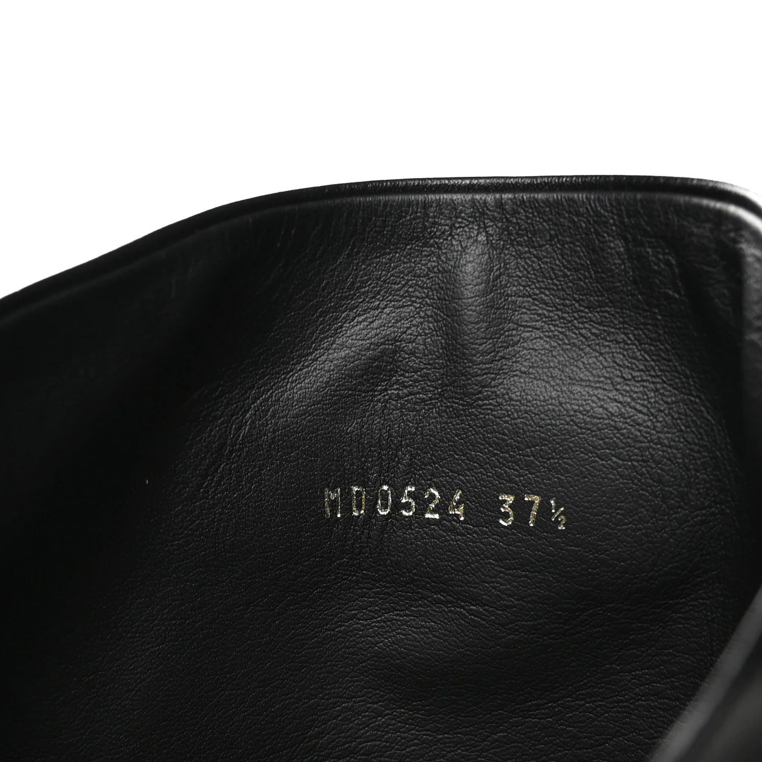 Calfskin D-Town Boots 37.5 Black - Top Club