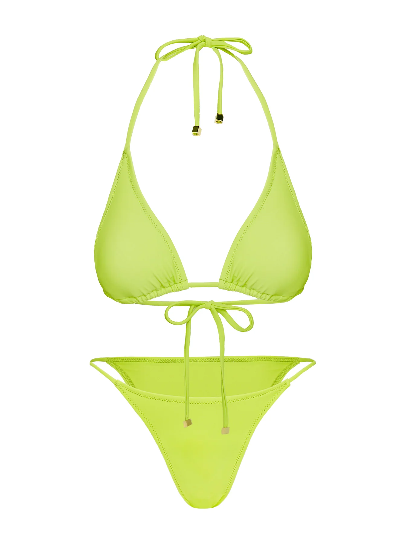 Palm Trees Bikini Bottoms Green