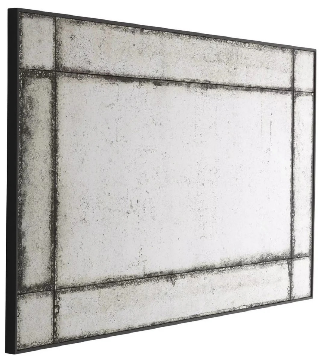 Luxury wall mirror 80 x 3 x H. 140 cm - Rectangular mirror with mahogany frame and antique mirror glass - Living room mirror - Bedroom mirror - Cloakroom mirror - Luxury furniture