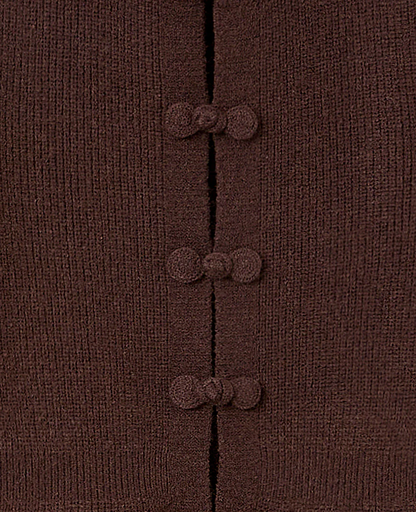 Pimkie Gilet peplum avec boutons brandebourg