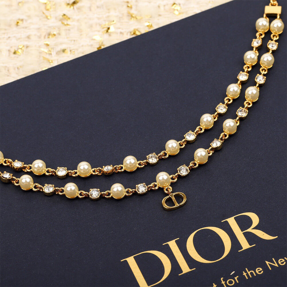 DIOR PEARL NECKLACE - Top Club