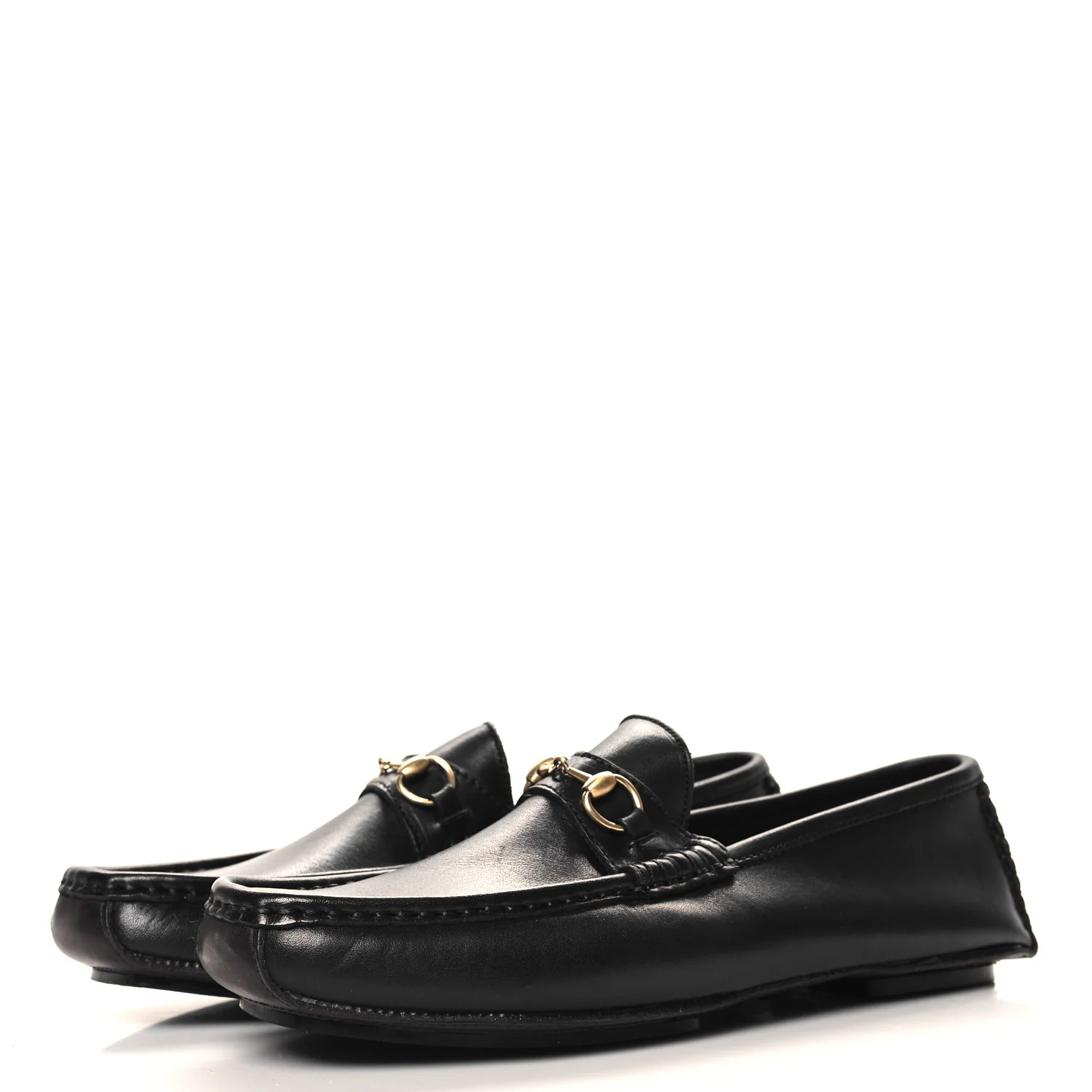 Calfskin Mens Horsebit Loafers 10 Brown - Top Club