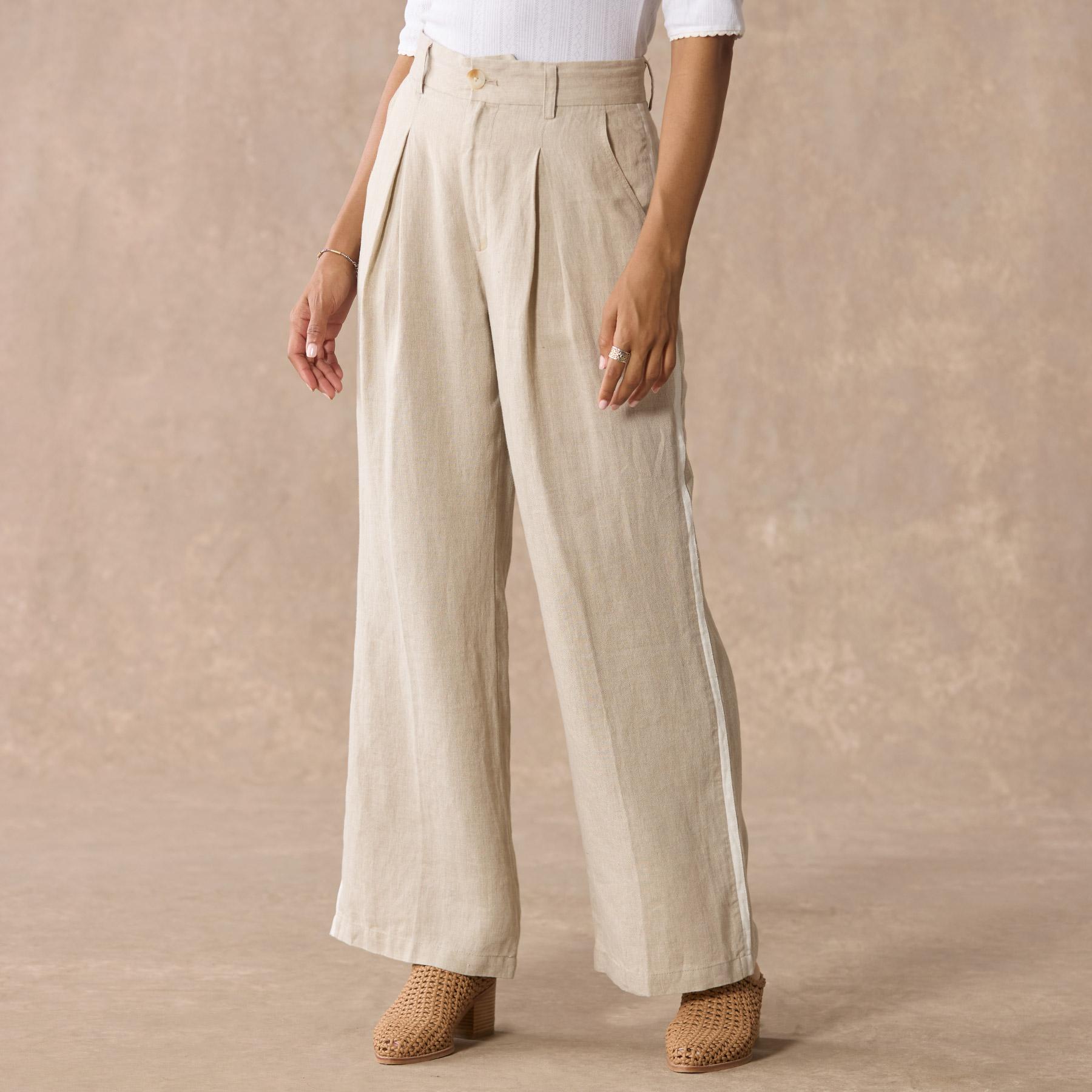 Bellamy Pleated Pants - Sundance Living