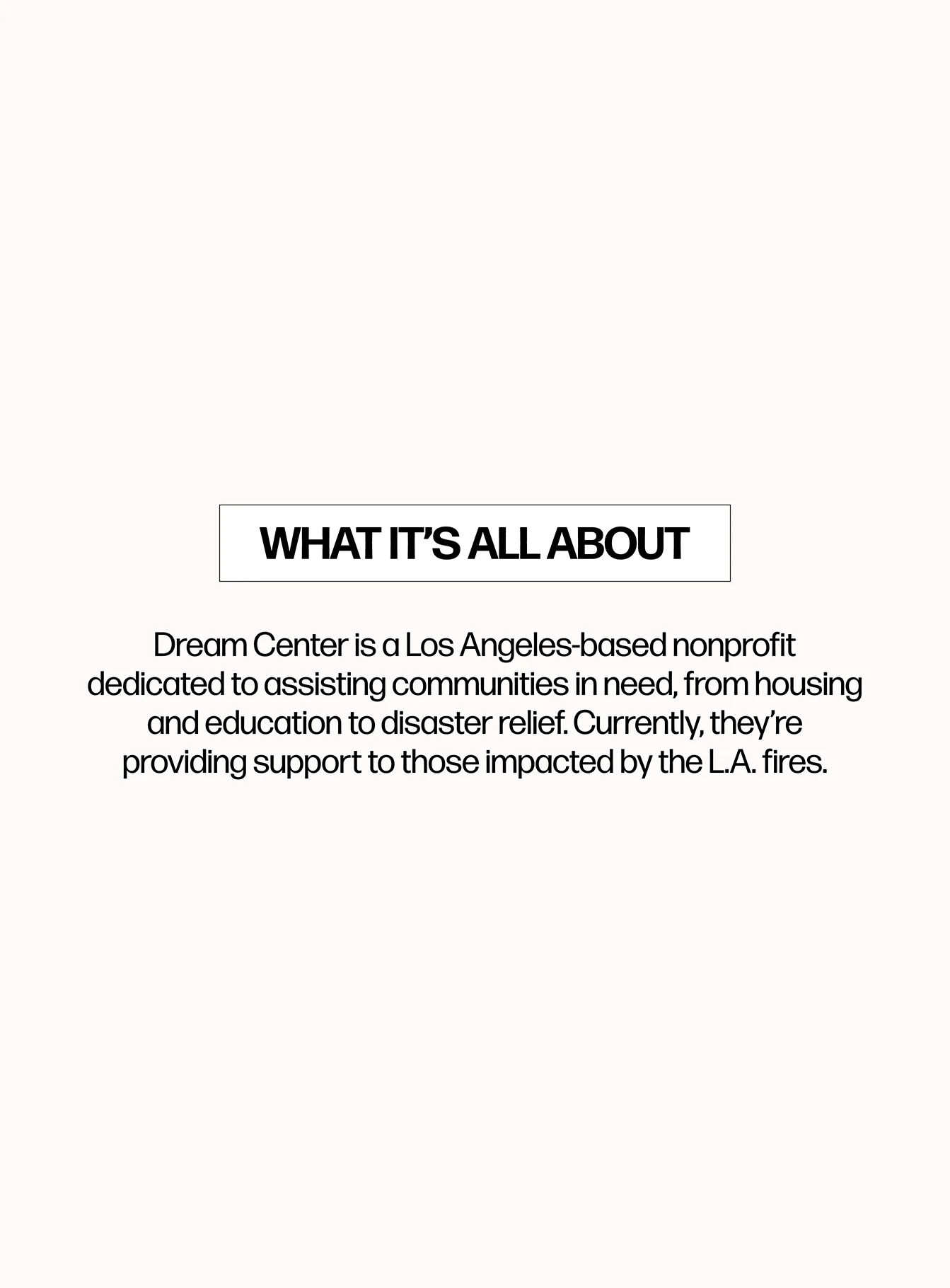 Donate $1 USD to L.A. Fire Relief