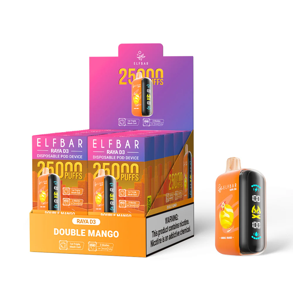 ELFBAR RAYA D3 Disposable Vape (All Flavours)
