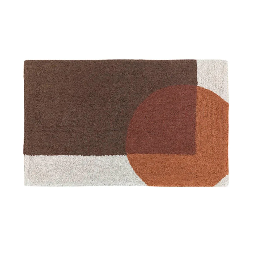 Tappeto Arredo In Cotone Tangeri 70X110 Brown Carrara