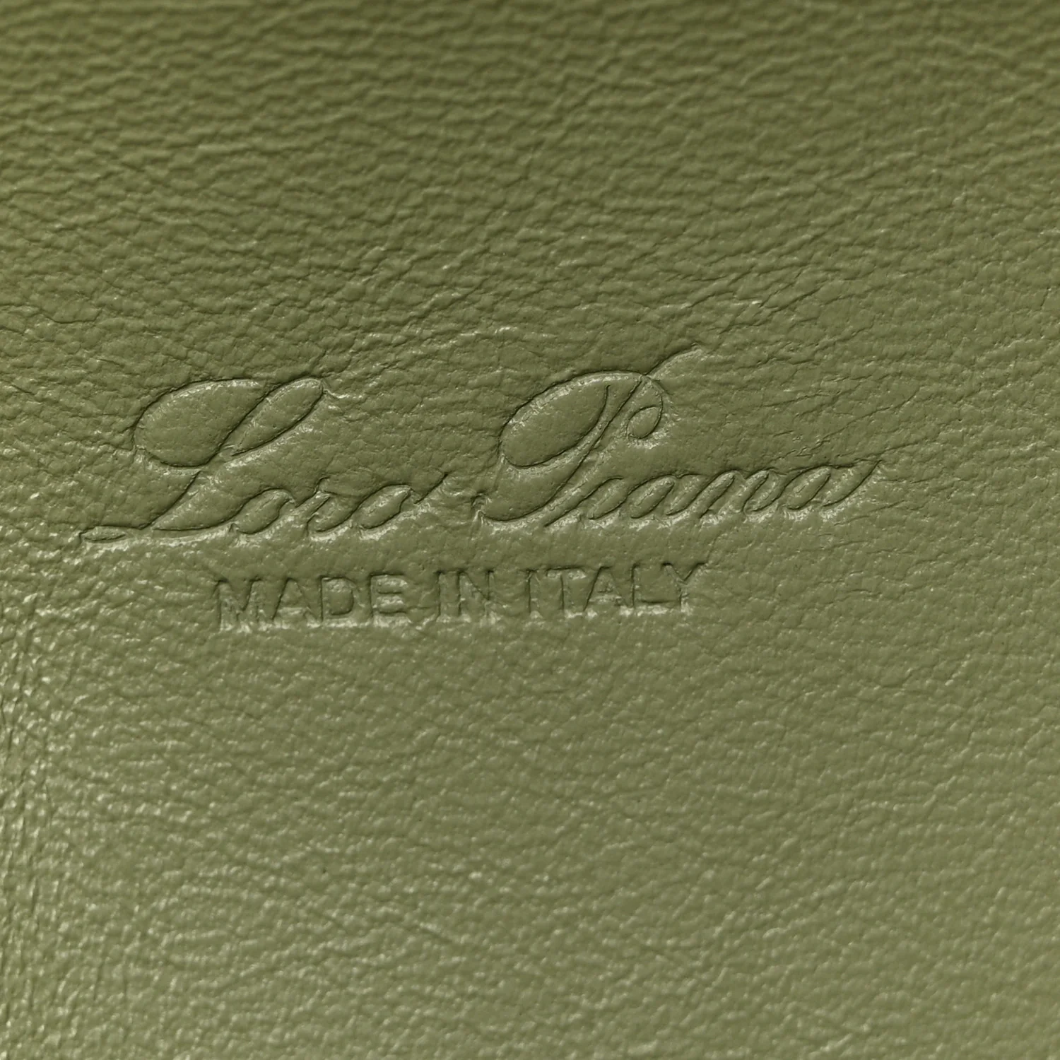 Grained Calfskin L19 Extra Pocket Pouch Sage Brush Leaves - Top Club