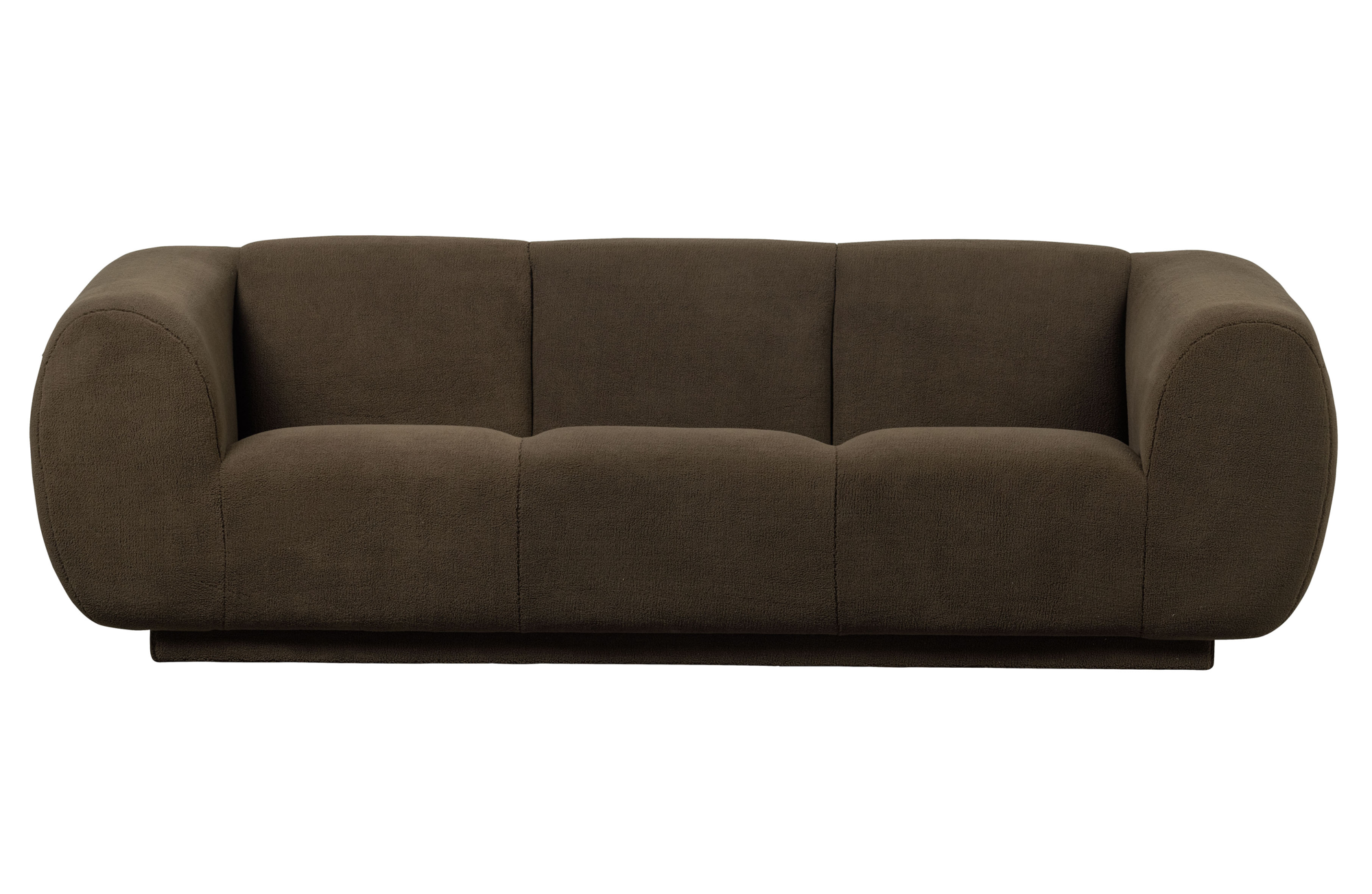 BePureHome 3-zitsbank Woolly  schapenvacht groen
