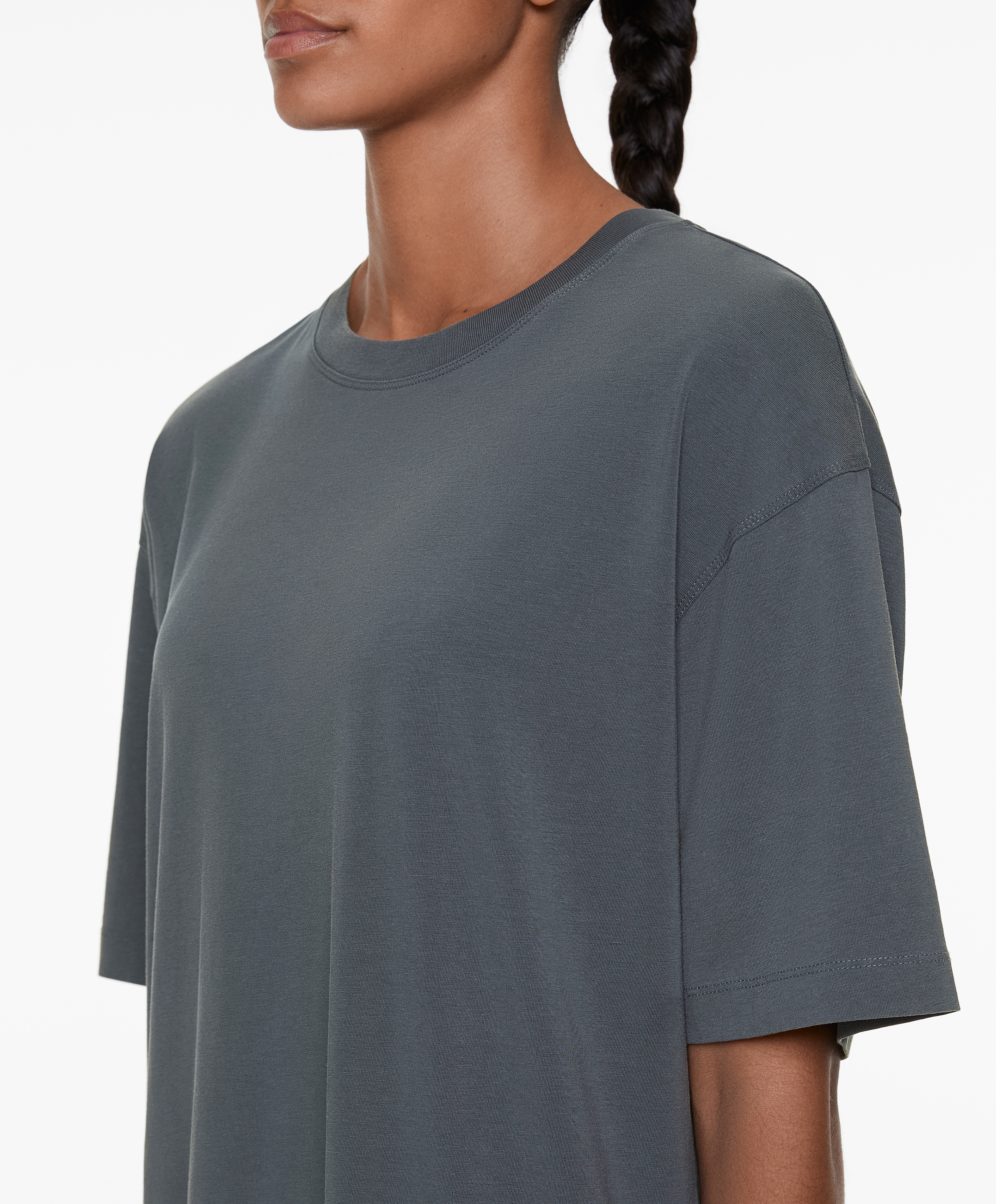 OYSHO Short sleeve cotton blend T-shirt