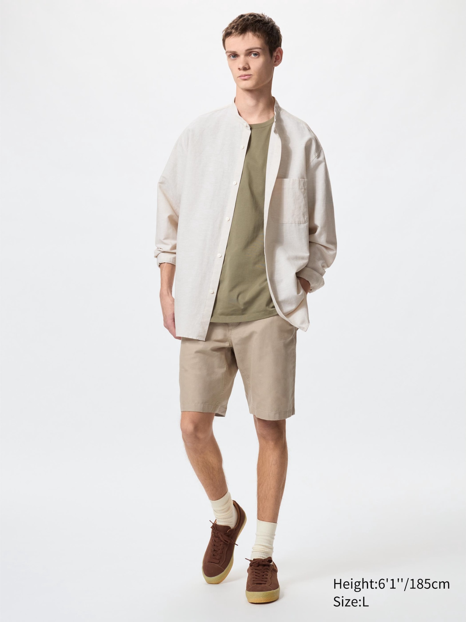 Linen Blend Shorts