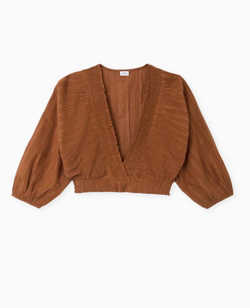 Pimkie Blouse décolletée avec manches chauve-souris