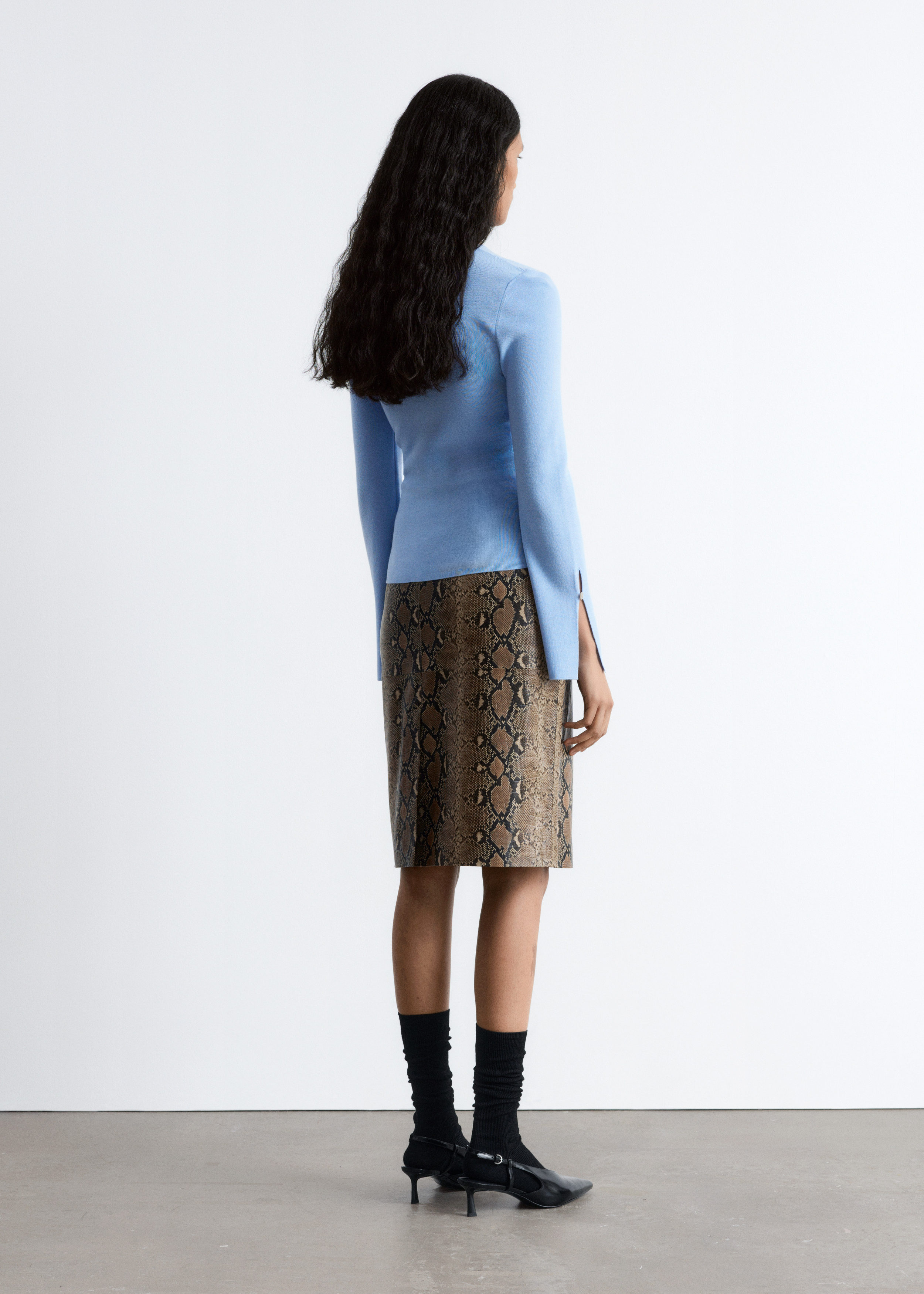& Other Stories FITTED WOOL CARDIGAN