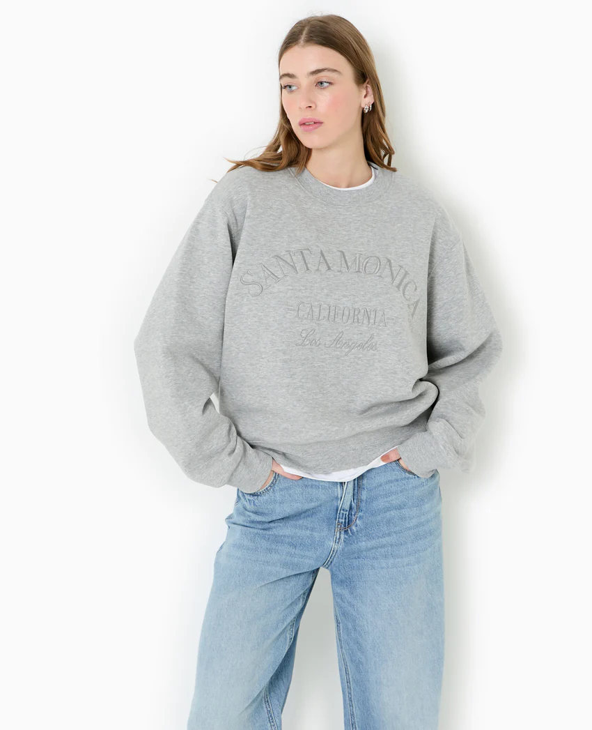 Pimkie Sweat col rond avec broderie
