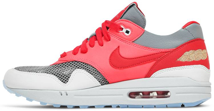 CLOT x Air Max 1  Kiss Of Death-Solar Red  DD1870-600 - Sneaker Replica Workshop