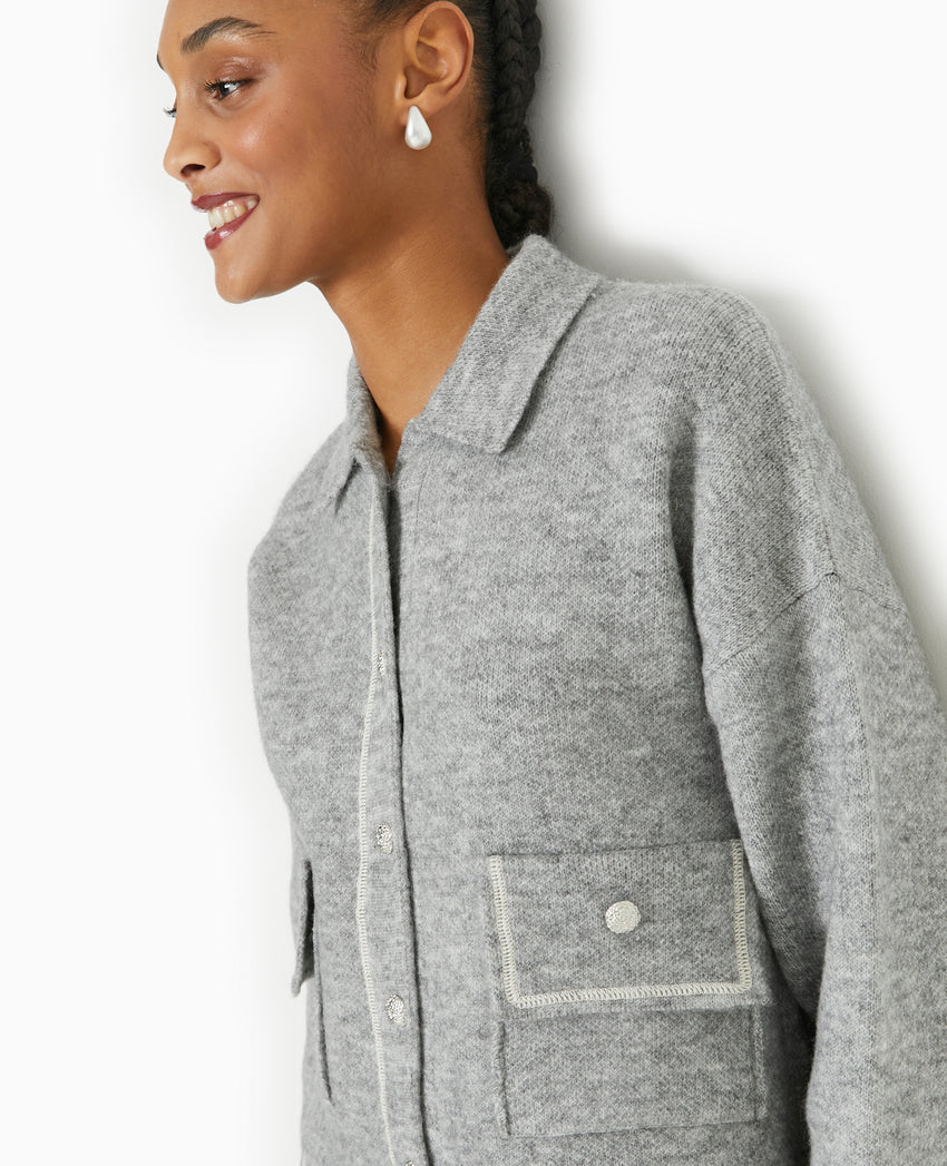 Pimkie Gilet droit avec boutons fantaisie