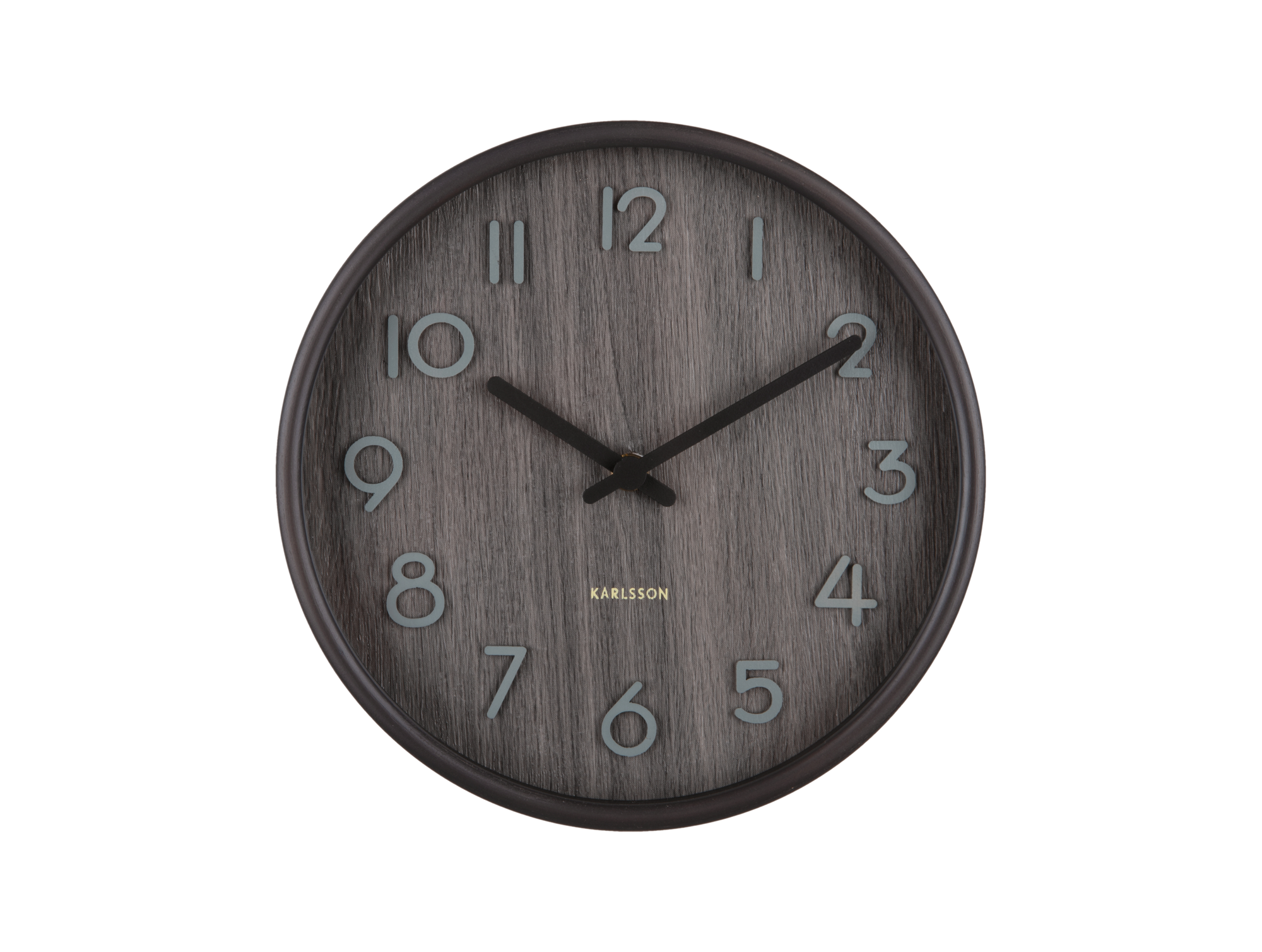 Wall clock Pure small walnut wood