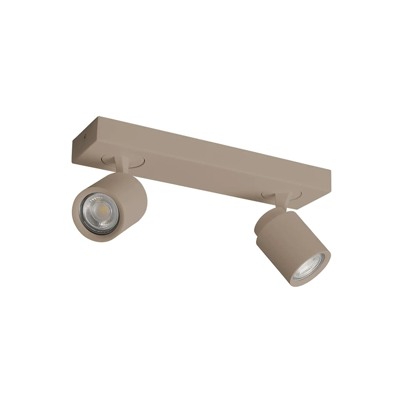 Spot Fred 2-lichts balk creme