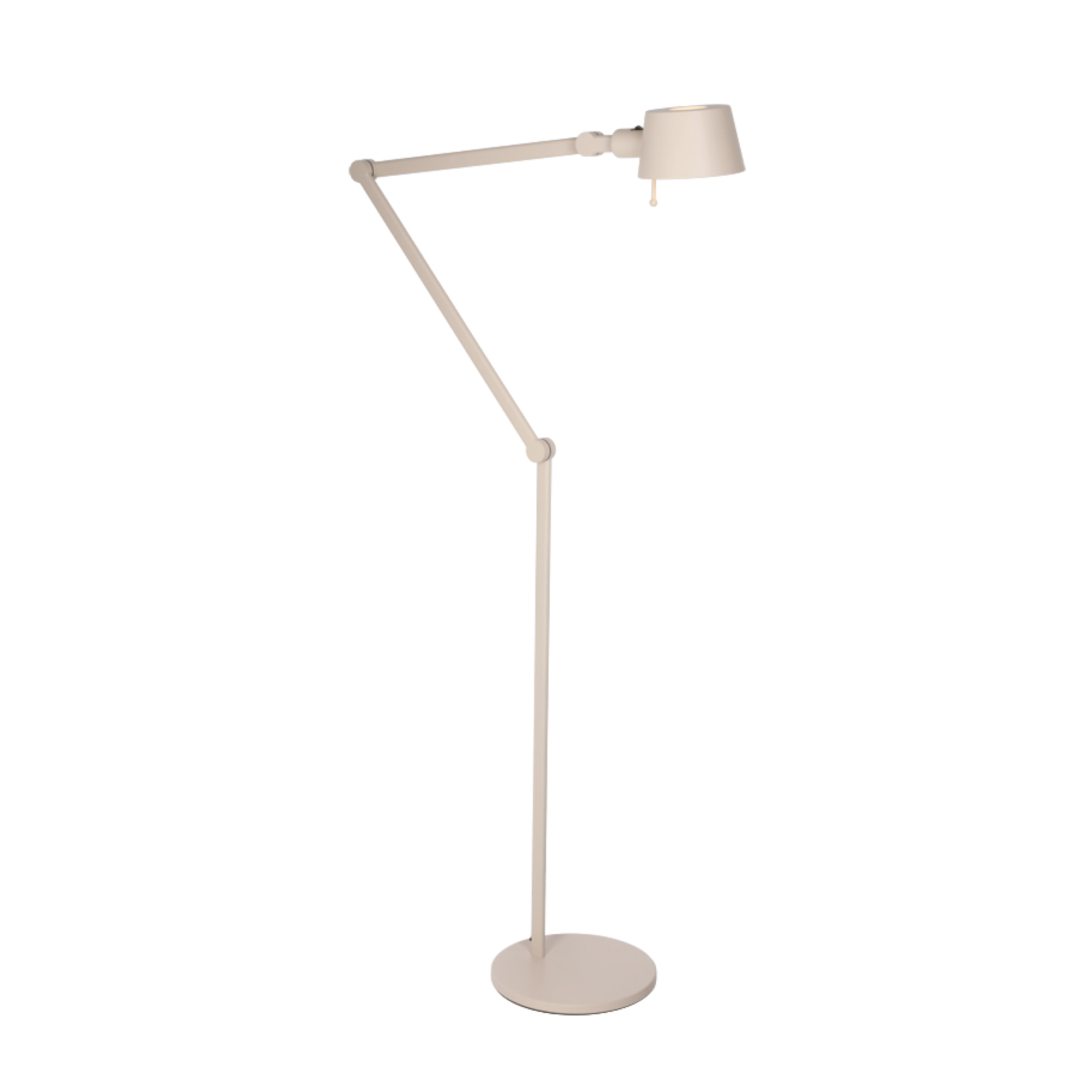 Vloerlamp Kees hoog creme