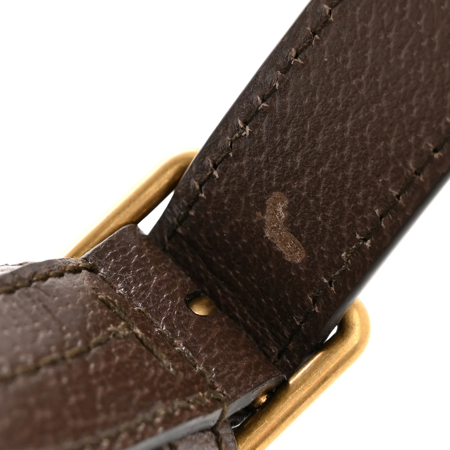 GG Supreme Monogram Web Small Ophidia Half Moon Hobo Brown - Top Club