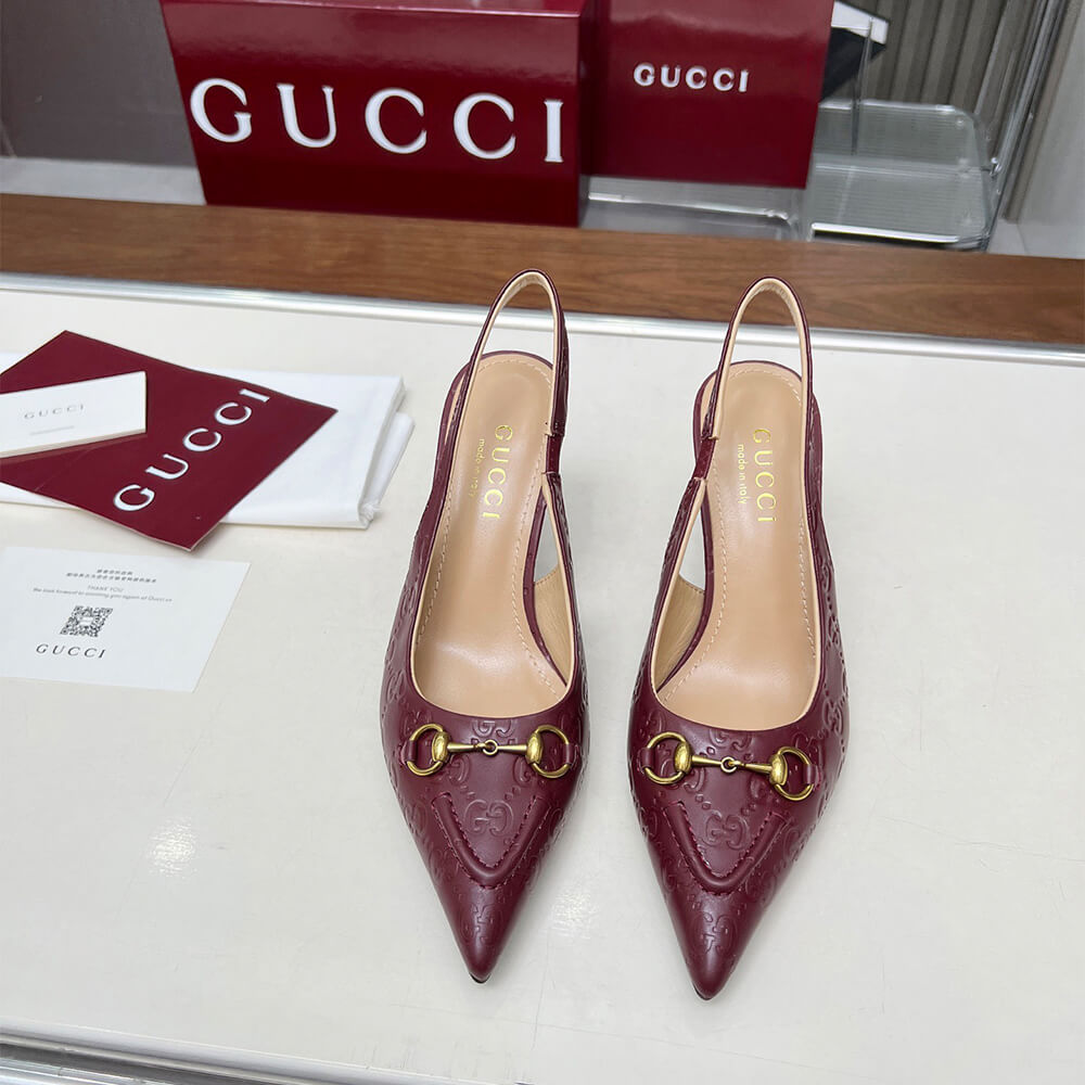 Gucci Women s slingback pump with Horsebit - Top Club