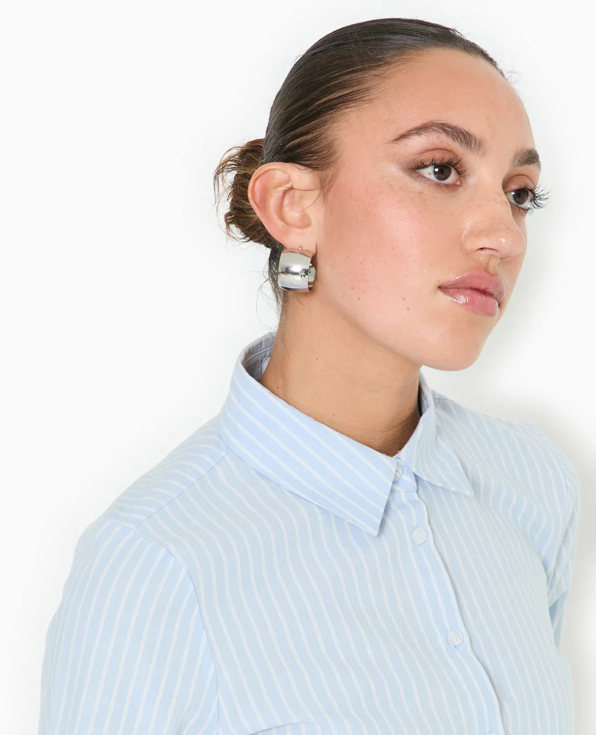 Pimkie Chemise courte et resserrée avec rayures