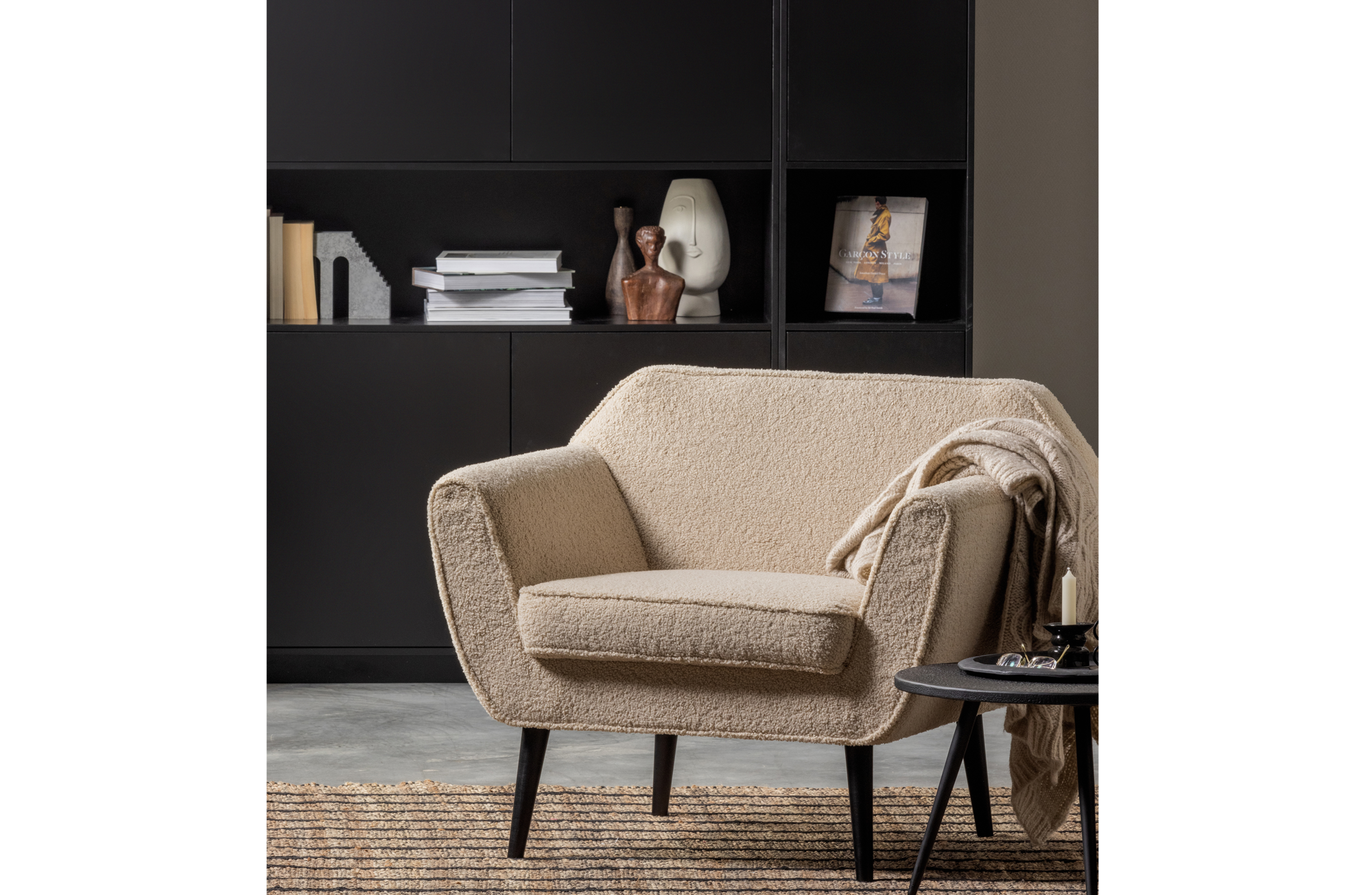 WOOOD fauteuil Rocco teddy Fauteuil Rocco teddy - Sand