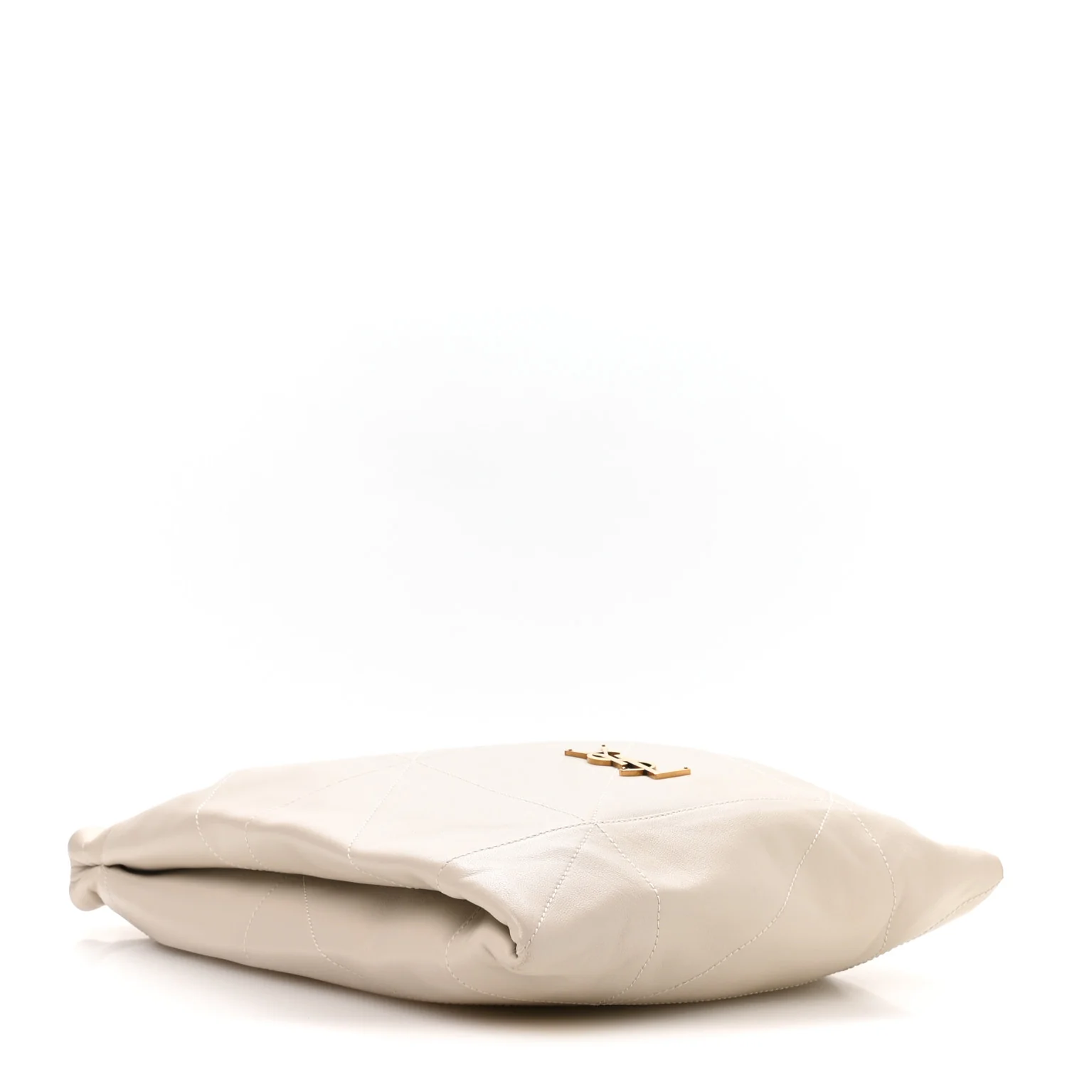Lambskin Matelasse Monogram Medium Jamie 4.3 Pochon Blanc Vintage - Top Club