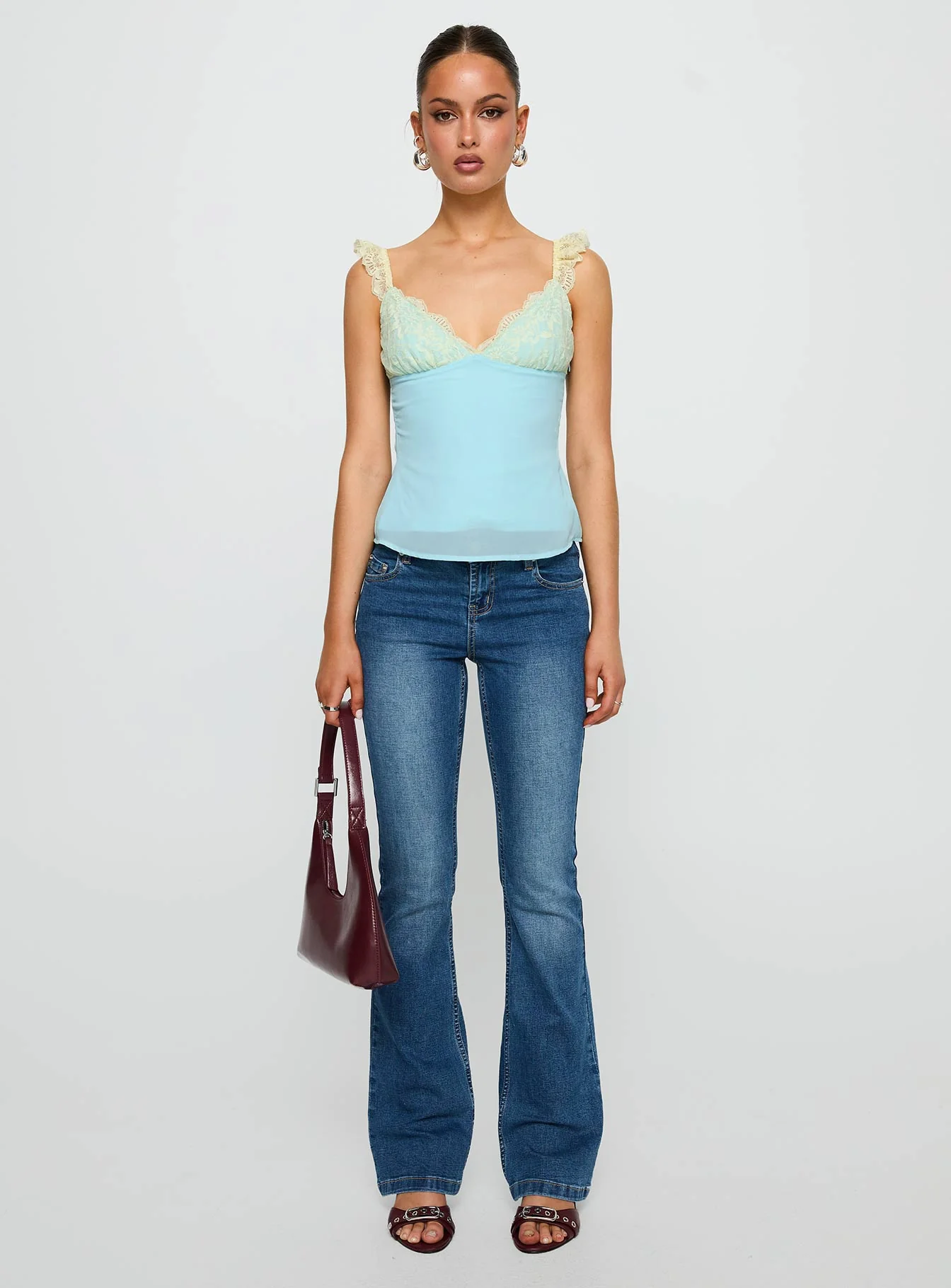 Delvonte Top Blue / Yellow