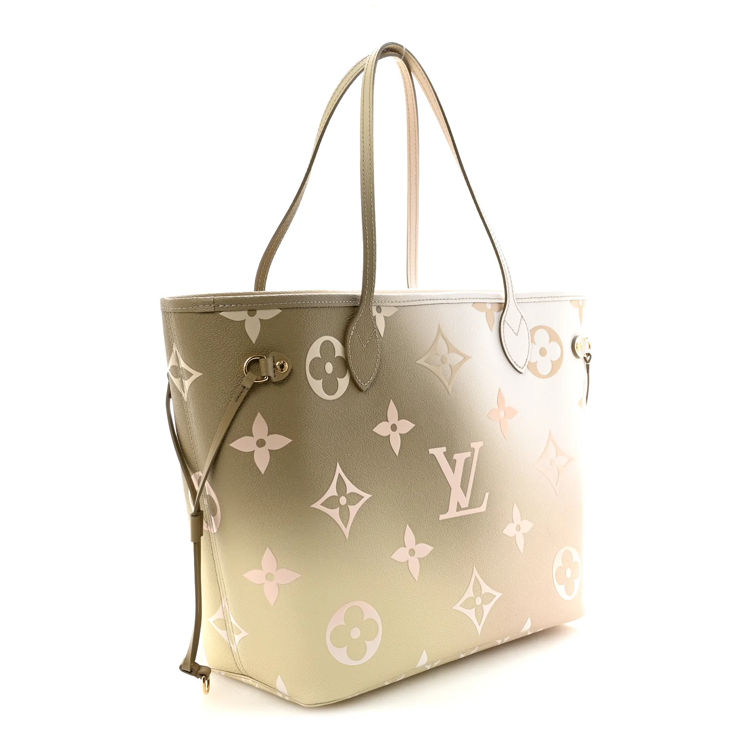 Monogram Giant Spring In The City Neverfull MM Sunset Kaki - Top Club