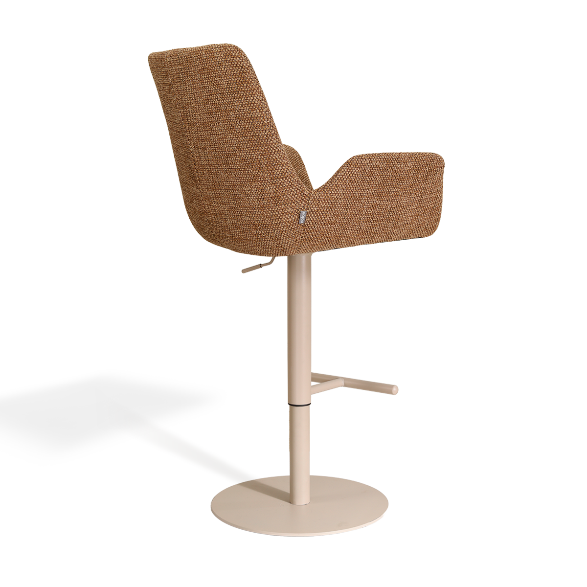 Barkruk Niva-Eef draaibare tulp bruin blend Beige