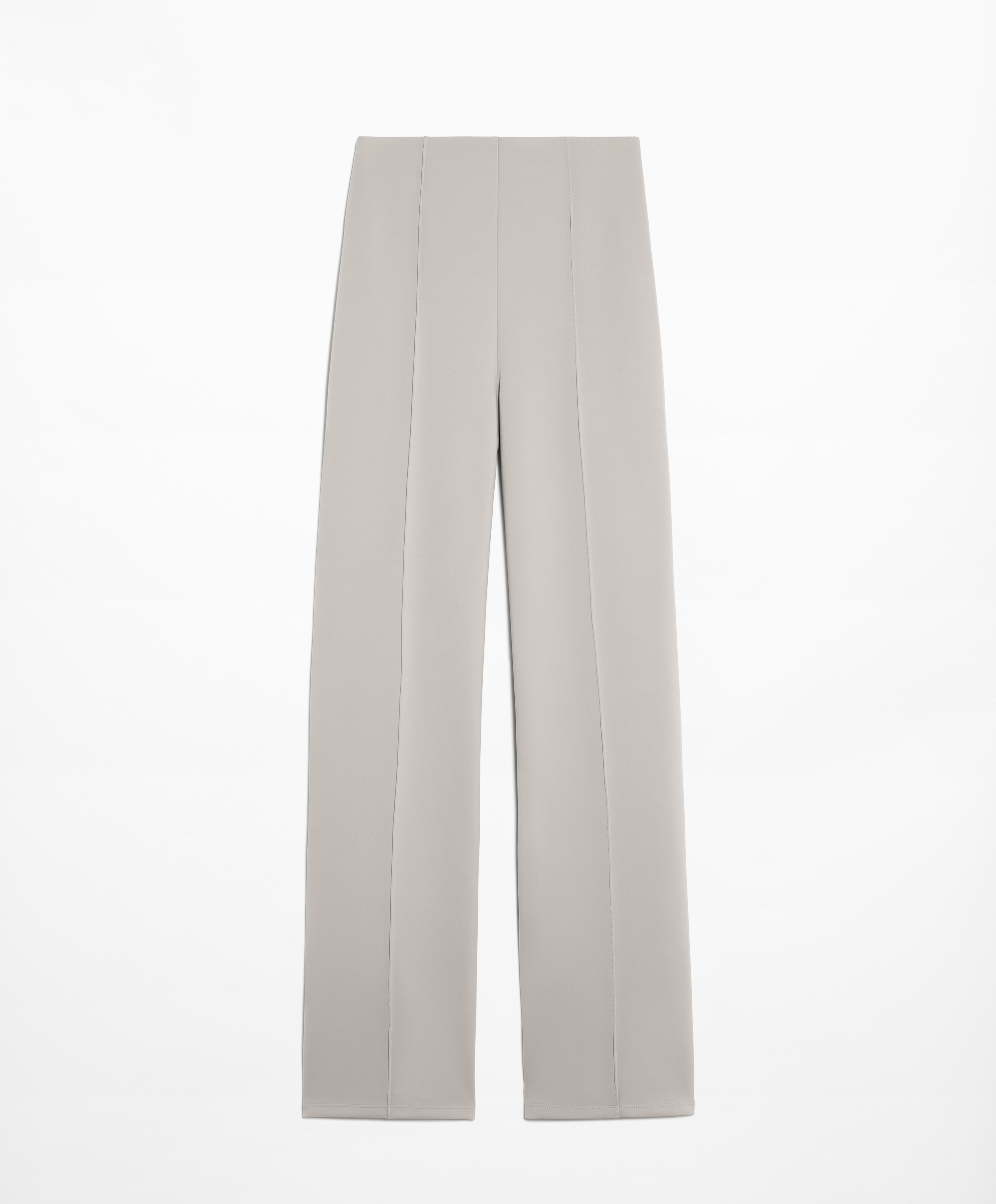 OYSHO Neoprene-effect straight-leg trousers