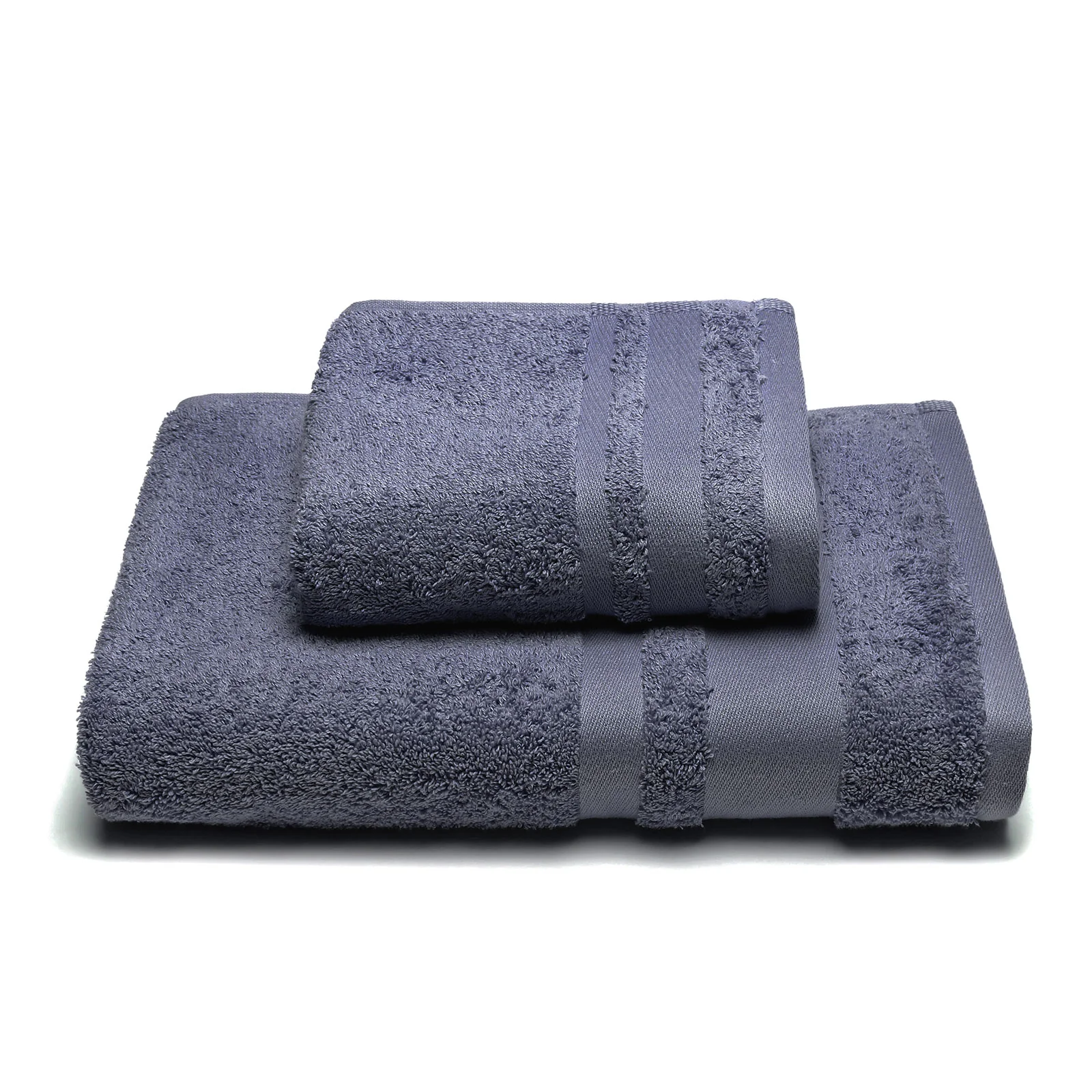 Asciugamano Con Ospite In Cotone Soft Standard Blu Notte Spugnissima