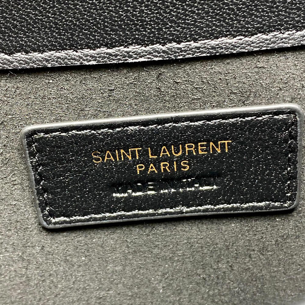YSL UPTOWN POUCH IN PATENT LEATHER(HIGH-END GRADE) - Top Club