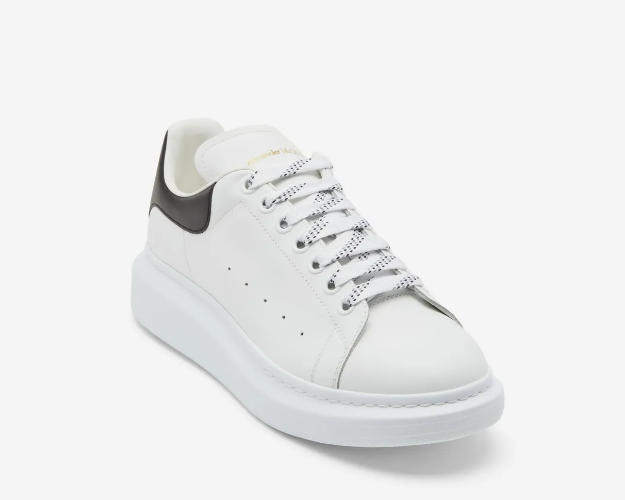 Alexander Mcqueen Men's Oversized Sneaker in White/black - Sneaker Replica Workshop