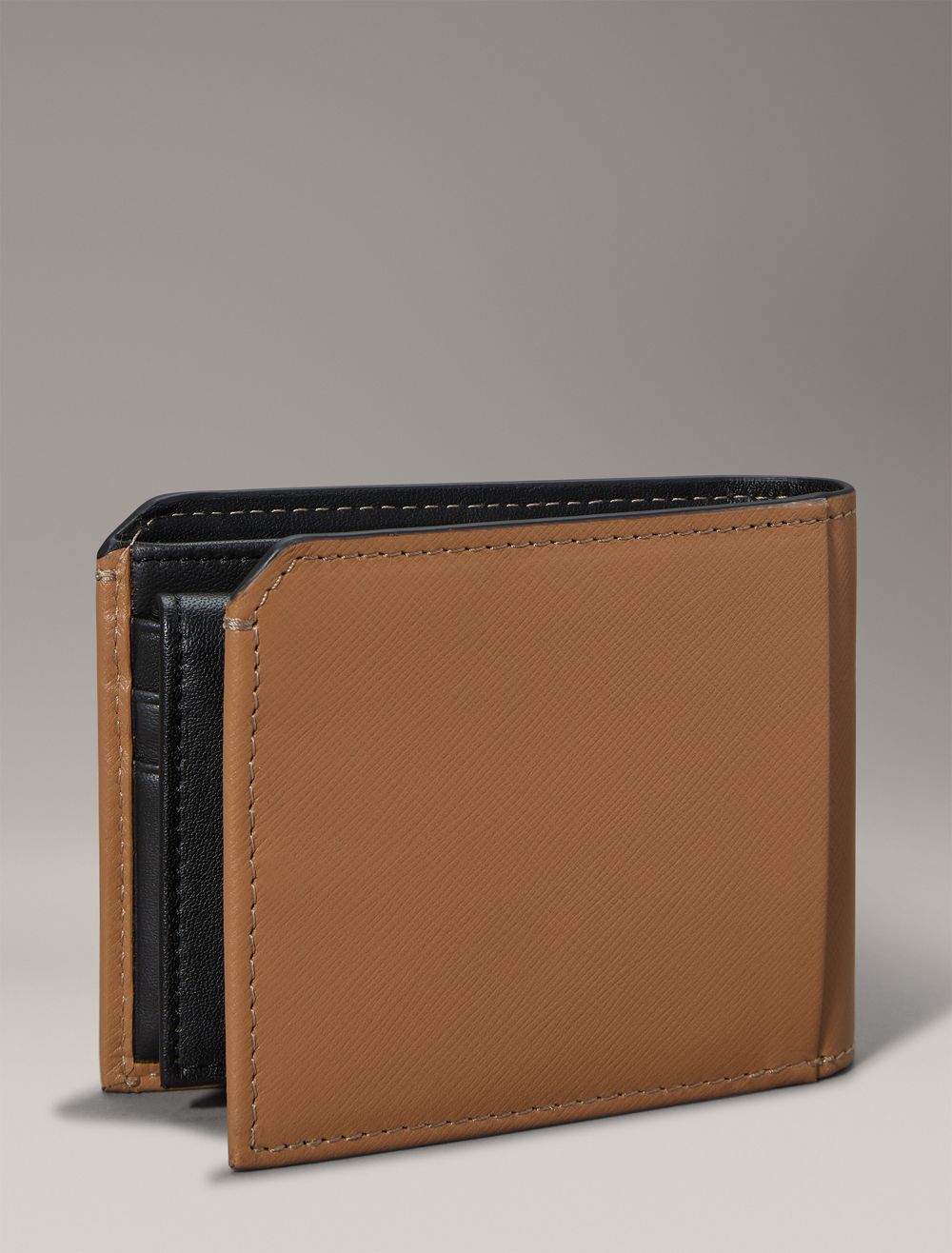 COACH Saffiano Leather Card Case Bifold Wallet
