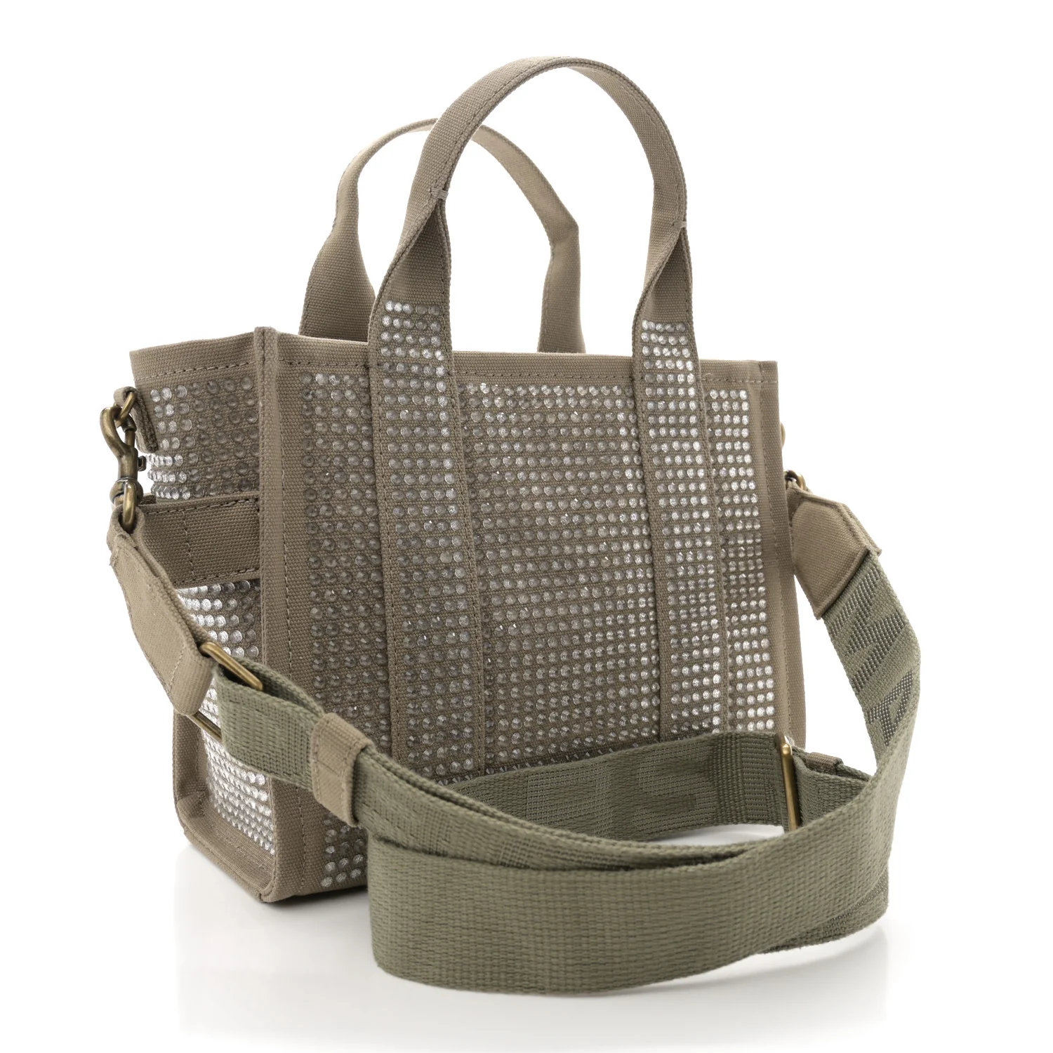 Crystal Canvas Small The Tote Bag Slate Green - Top Club