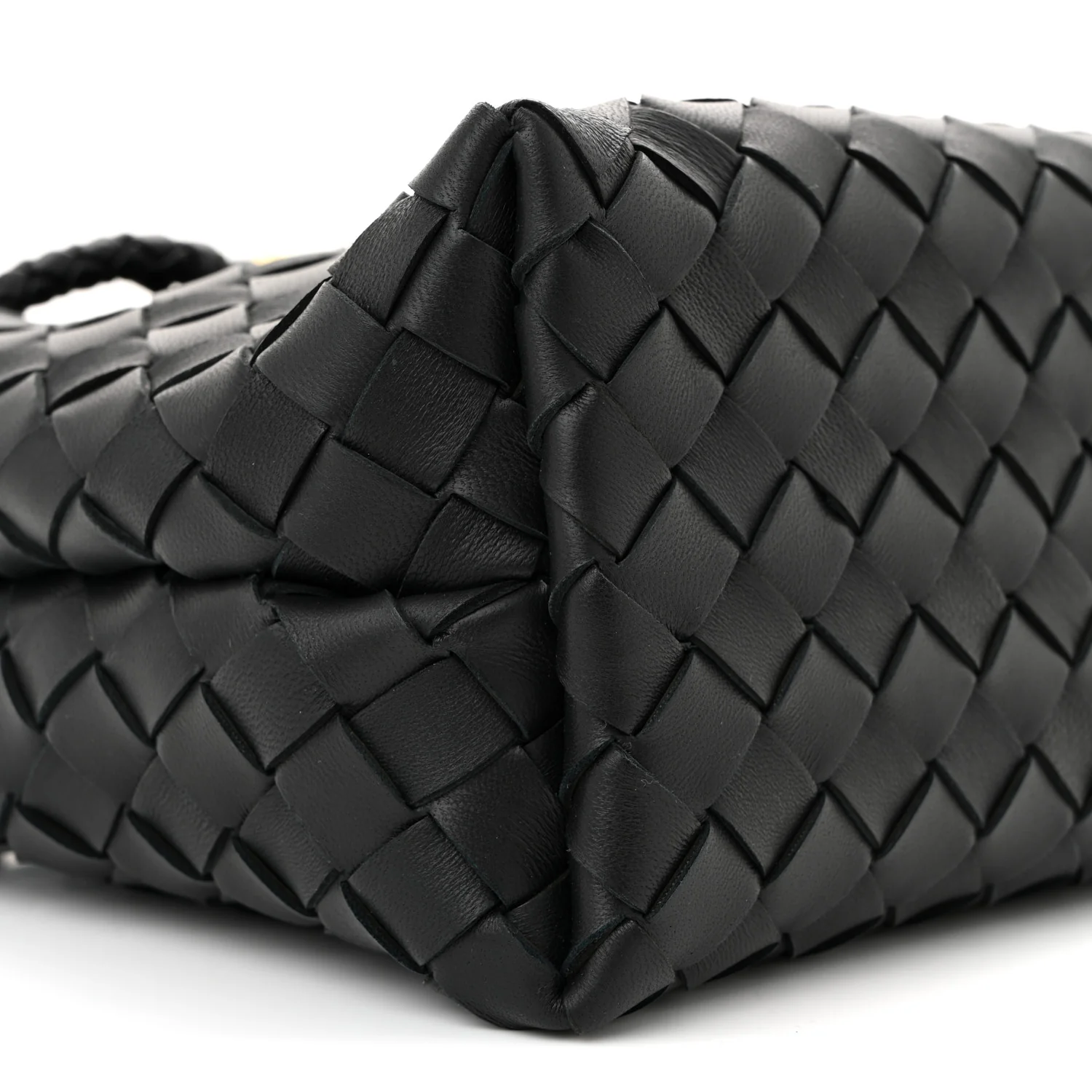 Nappa Intrecciato Small Andiamo Shoulder Bag Black - Top Club