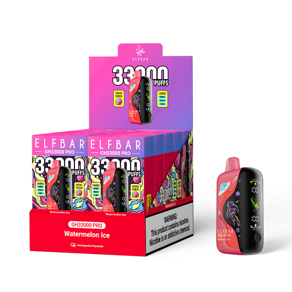 ELFBAR GH33000 PRO Rechargeable Disposable Vape (All Flavours)
