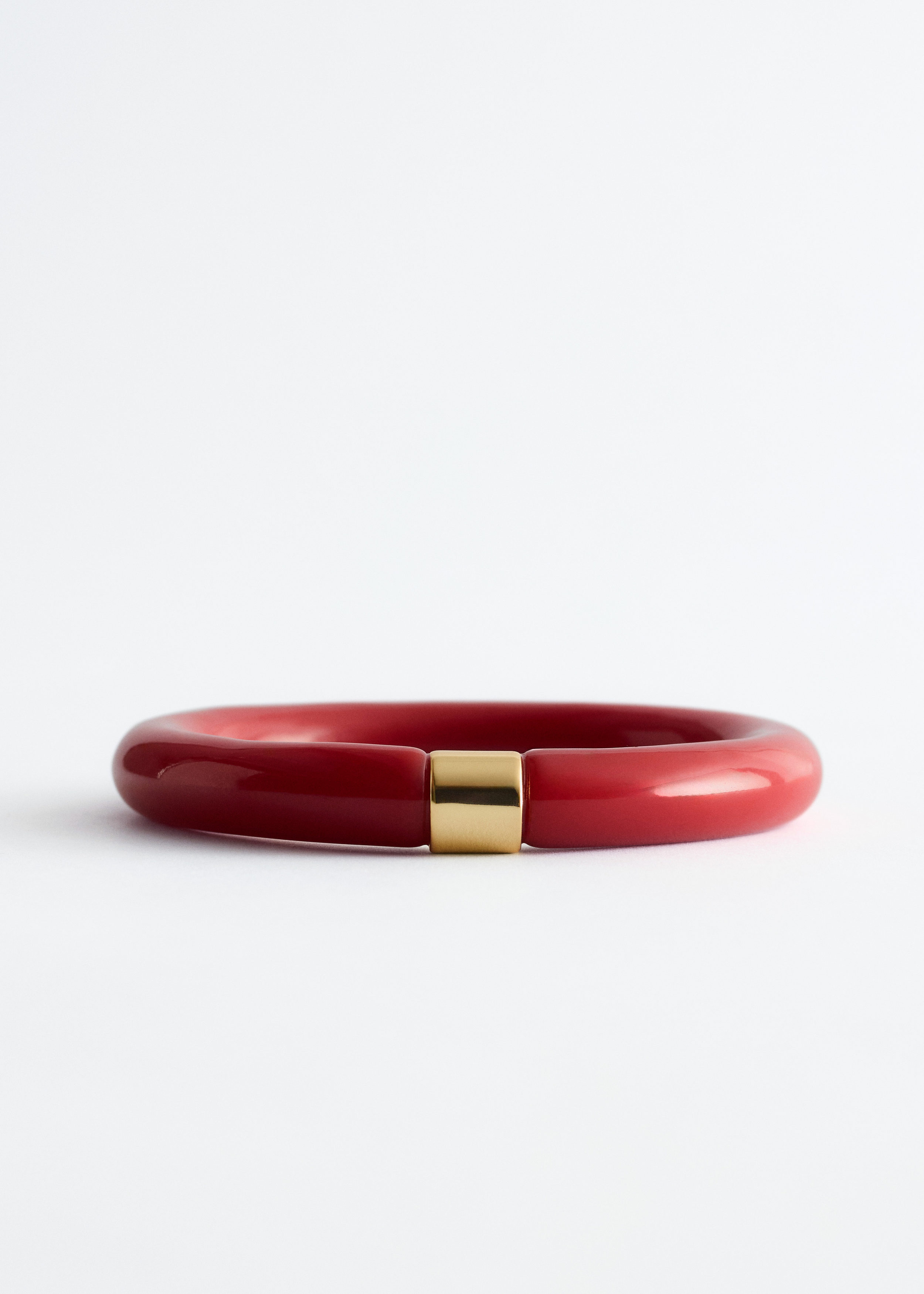 & Other Stories CONTRAST METAL RESIN BANGLE