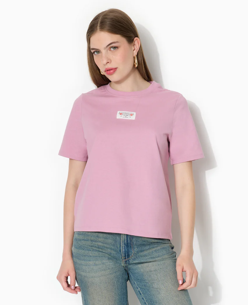 Pimkie T-shirt avec étiquette cousue devant