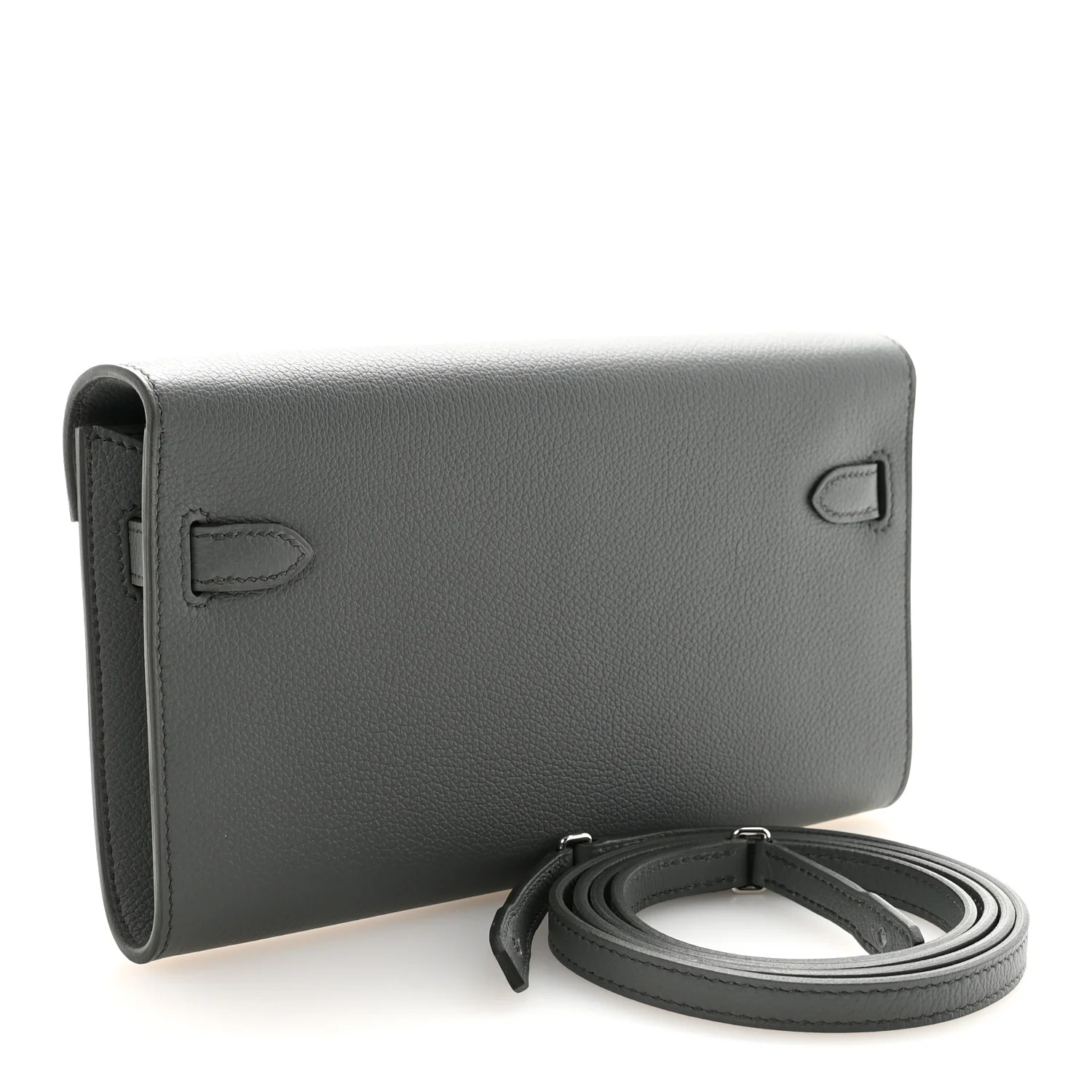 Evercolor Kelly Wallet To Go Vert Amande - Top Club