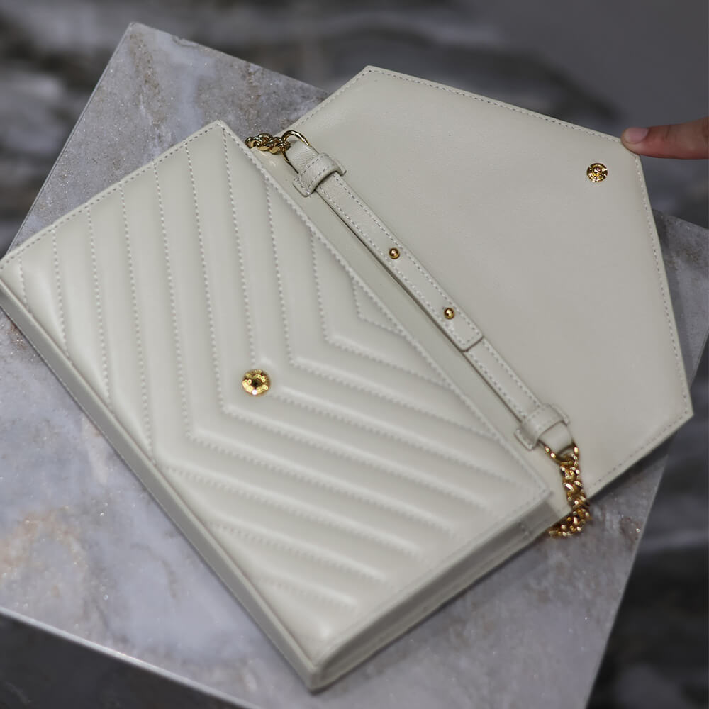 YSL cassandre chain wallet in lambskin - Top Club