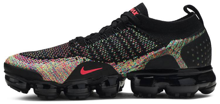 Air VaporMax Flyknit 2  Black Multi-Color  942842-017 - Sneaker Replica Workshop