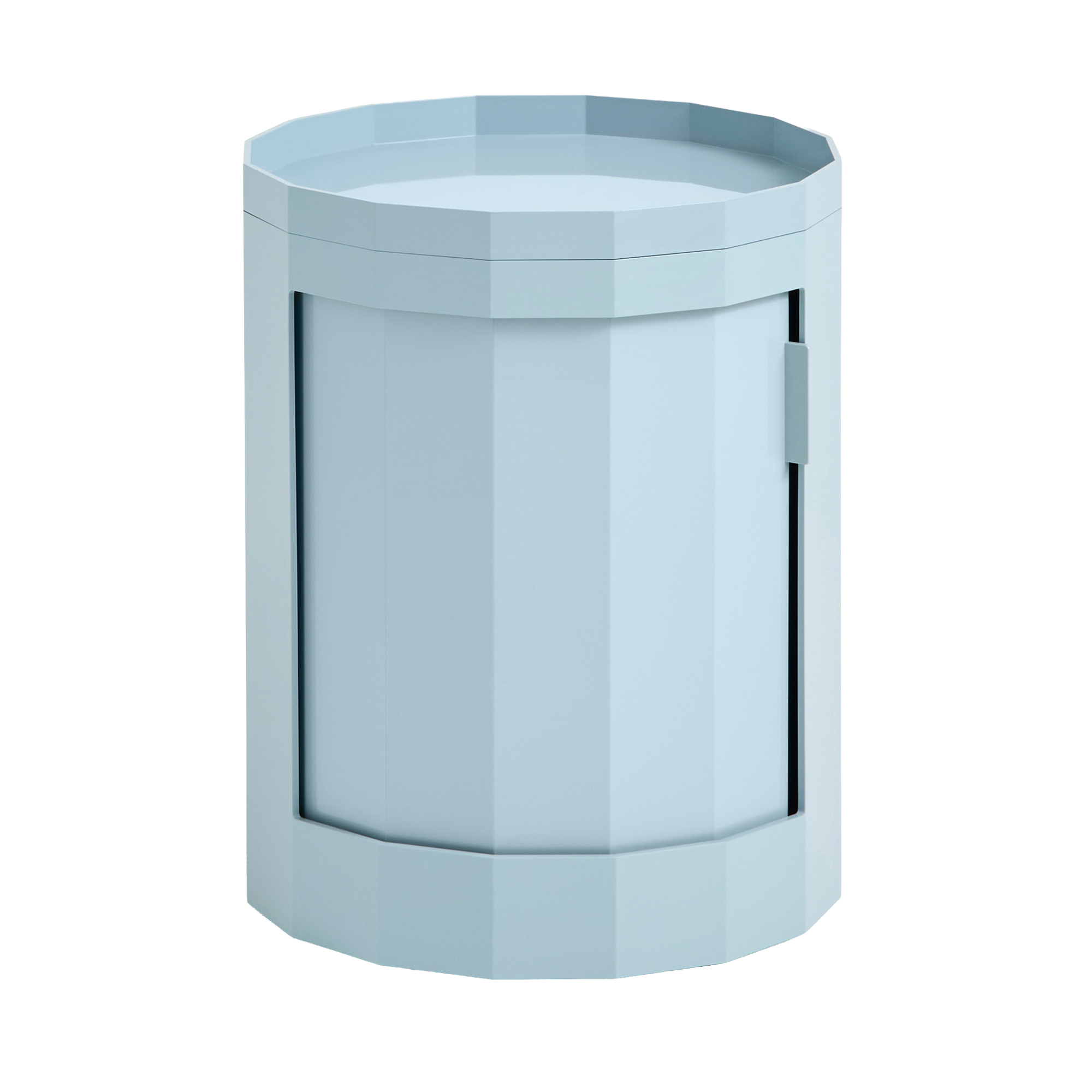 Nachtkastje Facet Low misty blue