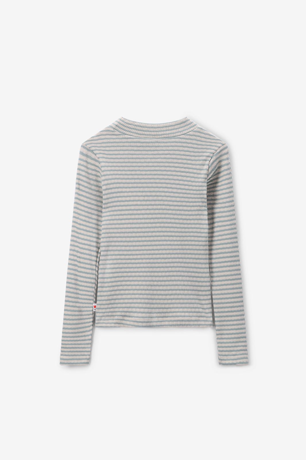 Lichtblauwe gestreepte longsleeve