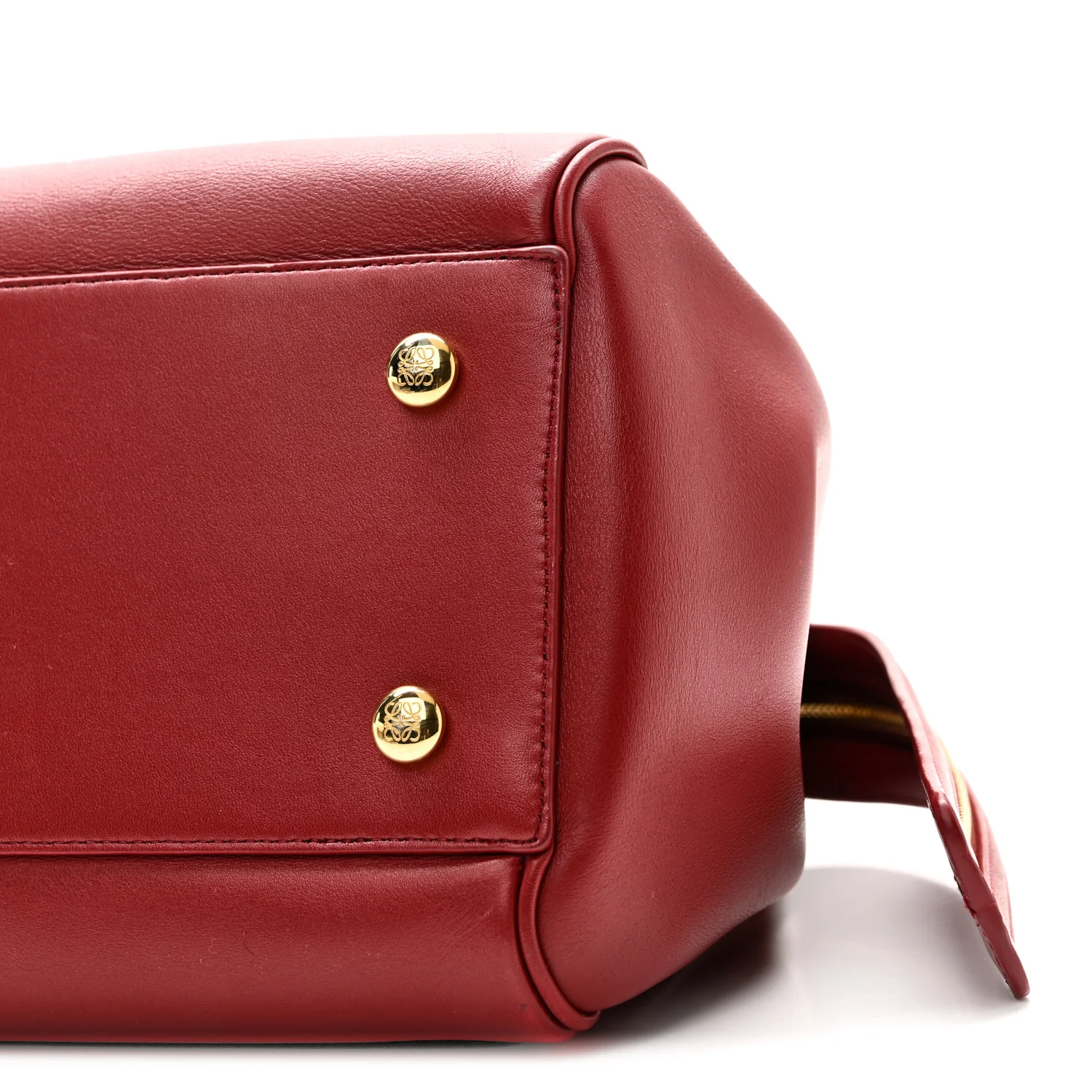 Supple Calfskin Medium Madrid Bag Dark Burgundy - Top Club