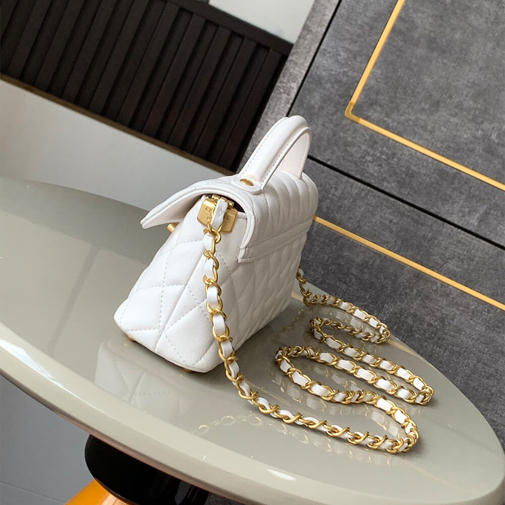 CHANEL Mini Flap Bag with Top Handle(HIGH-END GRADE) - Top Club