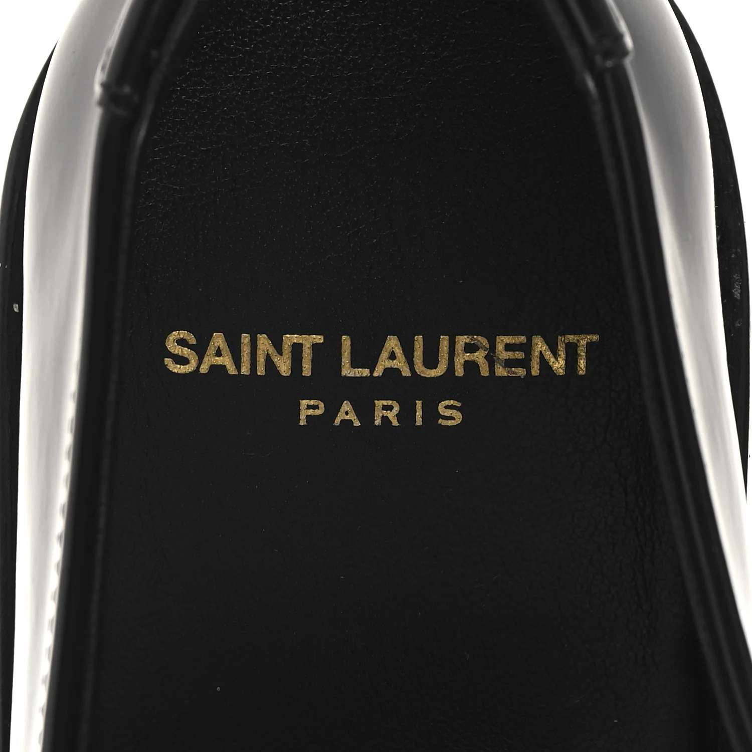 Glazed Calfskin Le Loafer 15 Penny Slippers 38.5 Black - Top Club